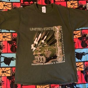 Vintage Olive USMC Appreciation Tee